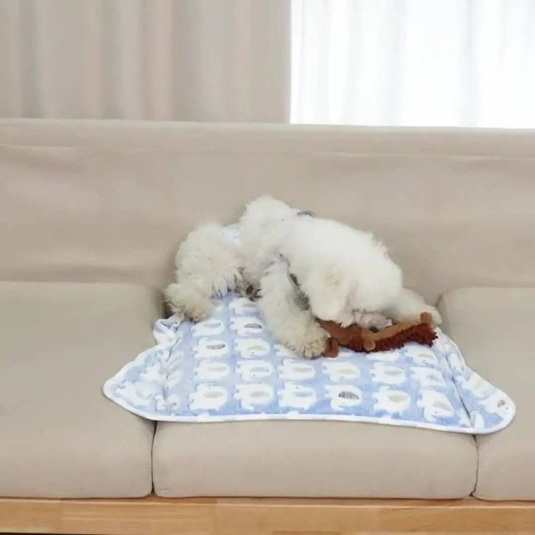 1/3 Pack - Elephant Fleece Blanket, Washable Pet Bedding for Cats & Small Dogs - Affordable Indoor Use, Essential Supplies, Sofa Throw, Dog Stroller Accessory, Suitable For Large Medium Small Breeds - Ideal For Couch Crate Be