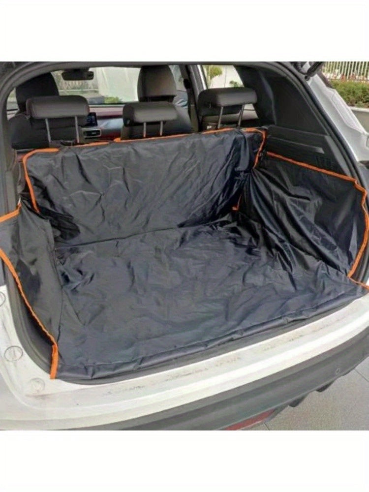 Car Trunk Mat, All-Weather Use, Pet-Friendly Car Seat Cover, Dog Mat for Cars, Car Trunk Liner, Durable Cargo Mat - Suitable for Cars, SUVs, and Trucks (1pc) - PAW-SOME PETS
