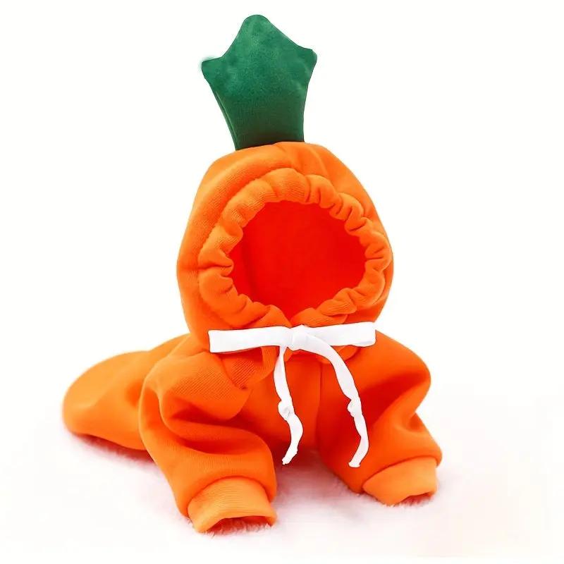 Cute Fruit Design Dog Hoodie - Winter Warm Fleece Pet Clothes for Dogs Christmas Gift