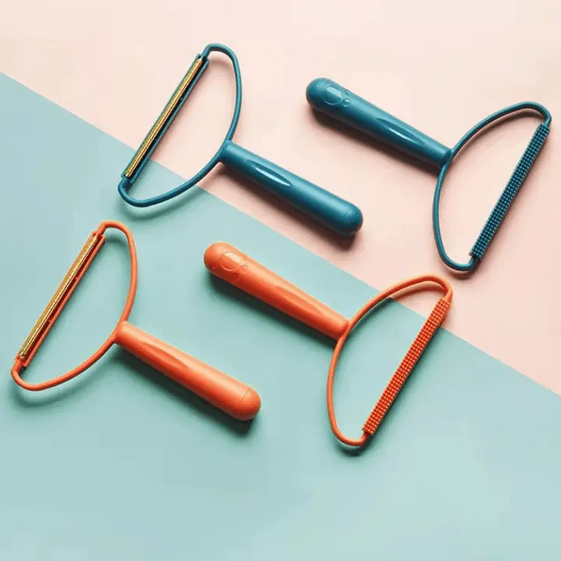 2-in-1 Cat And Dog Grooming Tool - Float Hair Removal Comb And Slicker Brush - Removes Tangles, Mats, And Shedding Hair - Gentle And Effective Pet Hair Remover