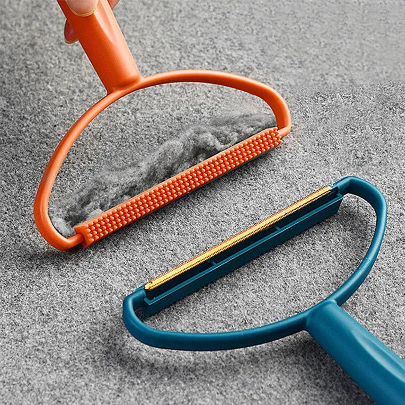 2-in-1 Cat And Dog Grooming Tool - Float Hair Removal Comb And Slicker Brush - Removes Tangles, Mats, And Shedding Hair - Gentle And Effective Pet Hair Remover