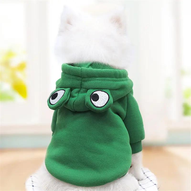 Cute Fruit Design Dog Hoodie - Winter Warm Fleece Pet Clothes for Dogs Christmas Gift