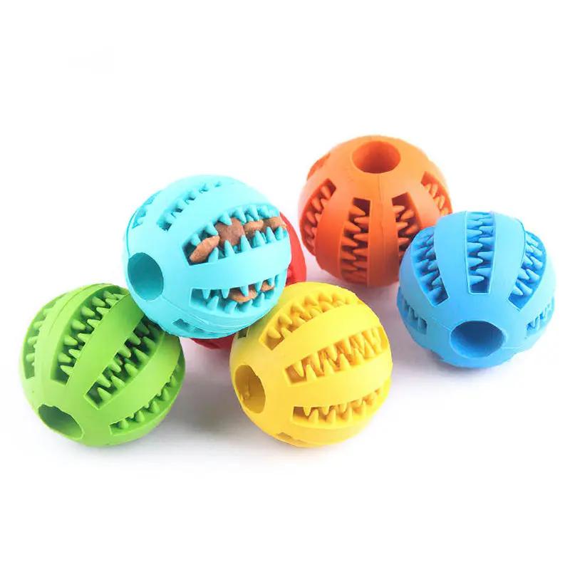 1pc Dog Ball Toys for Small Dogs Interactive Elasticity Puppy Chew Toy Tooth Cleaning Rubber Food Ball Toy Pet Stuff Accessories, Large Interactive Dog Ball, Dog Play Equipment, Vibrating Ball for Dogs, Pet Balls, Jolly Ball