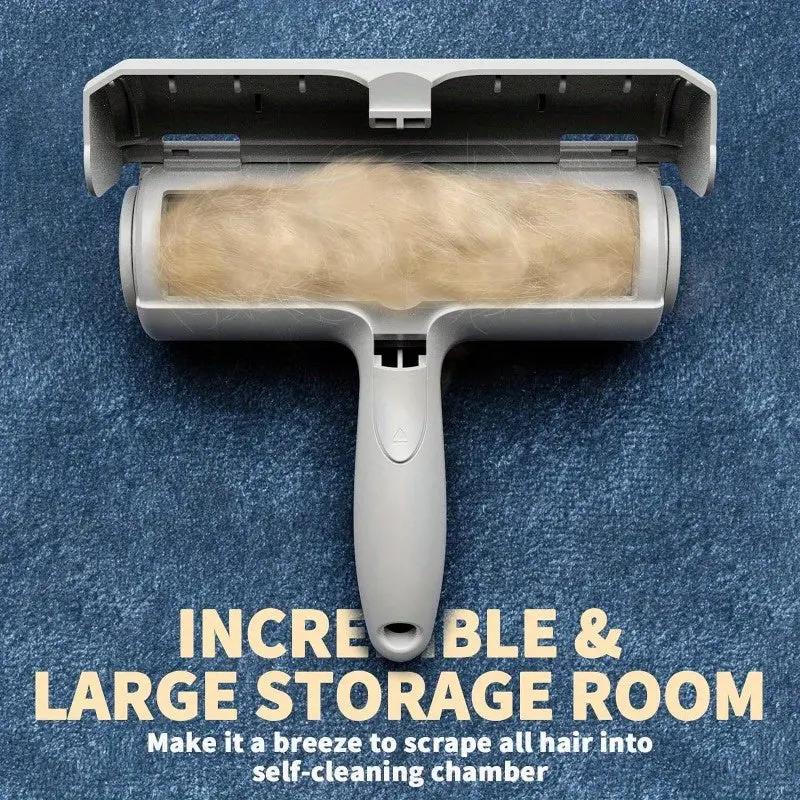 Pet Hair Remover - Lint Roller For Pet Hair - Cat And Dog Hair Remover For Couch, Furniture, Carpet, Car Seat, Reusable Roller W/Self-Cleaning Base - Upgraded Animal Fur Removal Tool PAW-SOME PETS