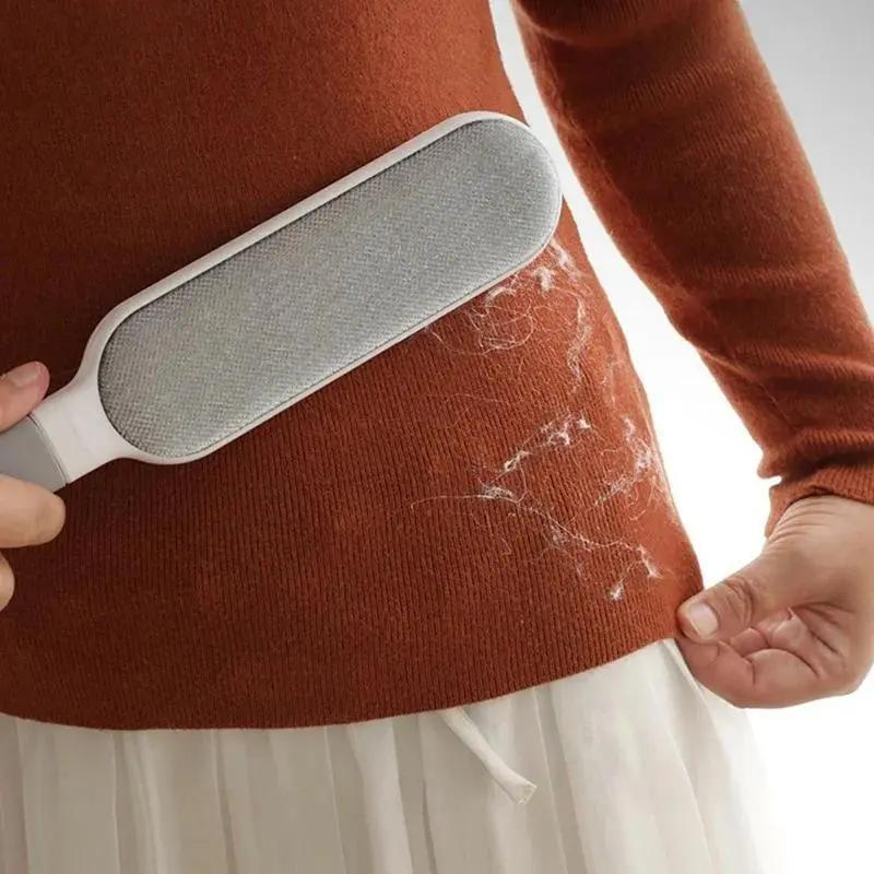 1pc, Reusable Lint Brush, Double-sided Hair Removal Brush, Manual Electrostatic Sticky Lint Hair Dust Brush, Carpet Hair Remover Brush for Clothing, Sofa, Furniture, Bedding, Cleaning Tool, Vacuum Cleaner Attachment and Brush
