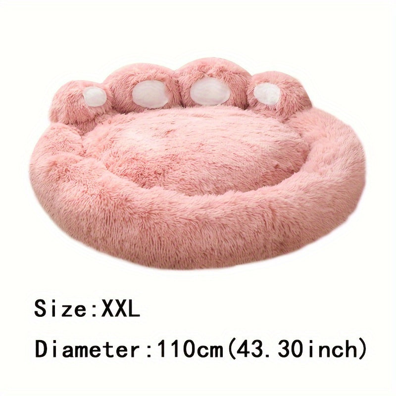 Soft Long Plush Cat kennel dog kennel winter warm pet bed Cat Bed Cat Mat Animals Sleeping Sofa - PAW-SOME PETS