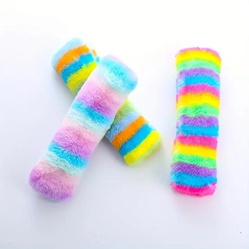 Interactive Cat Toy Set: Plush Pillow, Cat Chew Toy, Squeak Toy - Perfect For Indoor Kitten Playtime!