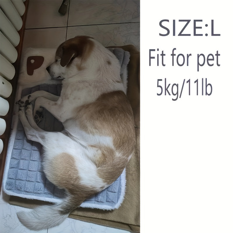 Dog Mat, Four Seasons Universal Kennel, Sleeping Nest with Winter Removable And Washable Floor Mat, Dog Sleeping Mat, Pet Soft Spine Protection, Dog Bed, Pet Sleeping Pad, Removable Mat, Square Pet Bed, Highquality Pet Mat, B - PAW-SOME PETS