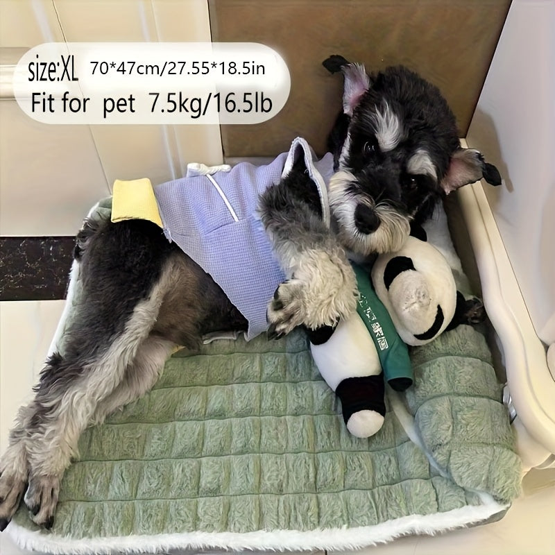 Dog Mat, Four Seasons Universal Kennel, Sleeping Nest with Winter Removable And Washable Floor Mat, Dog Sleeping Mat, Pet Soft Spine Protection, Dog Bed, Pet Sleeping Pad, Removable Mat, Square Pet Bed, Highquality Pet Mat, B - PAW-SOME PETS