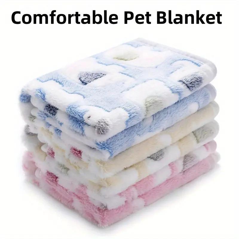 1/3 Pack - Elephant Fleece Blanket, Washable Pet Bedding for Cats & Small Dogs - Affordable Indoor Use, Essential Supplies, Sofa Throw, Dog Stroller Accessory, Suitable For Large Medium Small Breeds - Ideal For Couch Crate Be