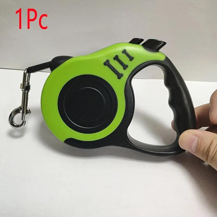 1pc/3pcs Pet Leash for Dogs and Cats Automatic Retractable Leash Pet Leash for Dogs and Cats, Sturdy Double Switch Design for Outdoor Activities - Automatic, Knot-Free, Tractor Dog Walker Leash is easy to handle and comfortab