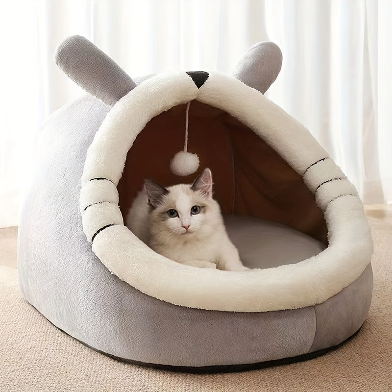 Cozy Cat Bed Tent: The Perfect Indoor Pet House For Your Feline Friend! - PAW-SOME PETS