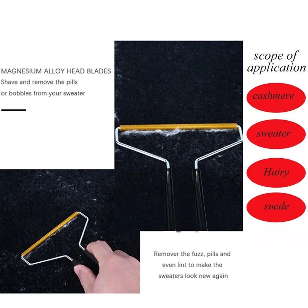 Effective Pet Hair Remover Brush For Cats And Dogs - Gently Shaves Wool And Cleans Fur For A Neat And Tidy Home