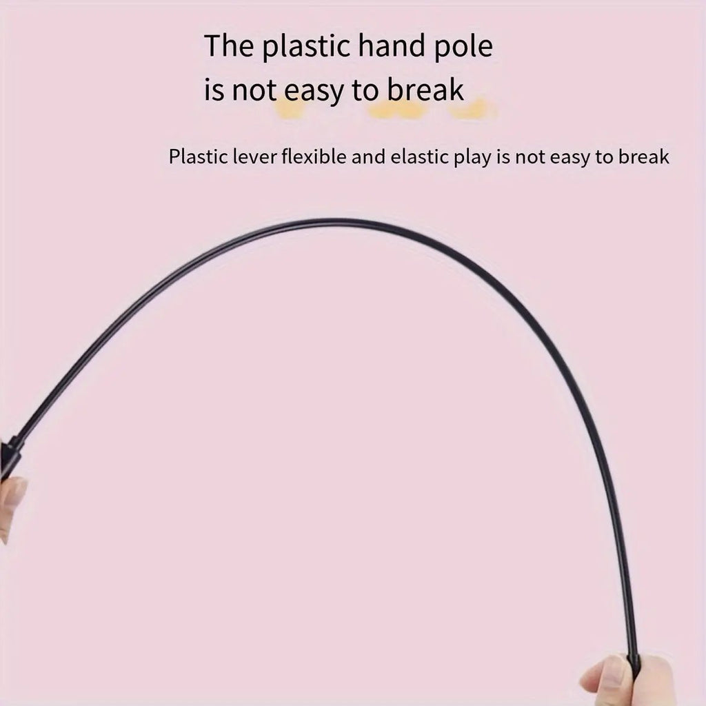 1pc Interactive Cat Toy With Cute Ribbon Teaser Stick For Endless Fun And Playtime