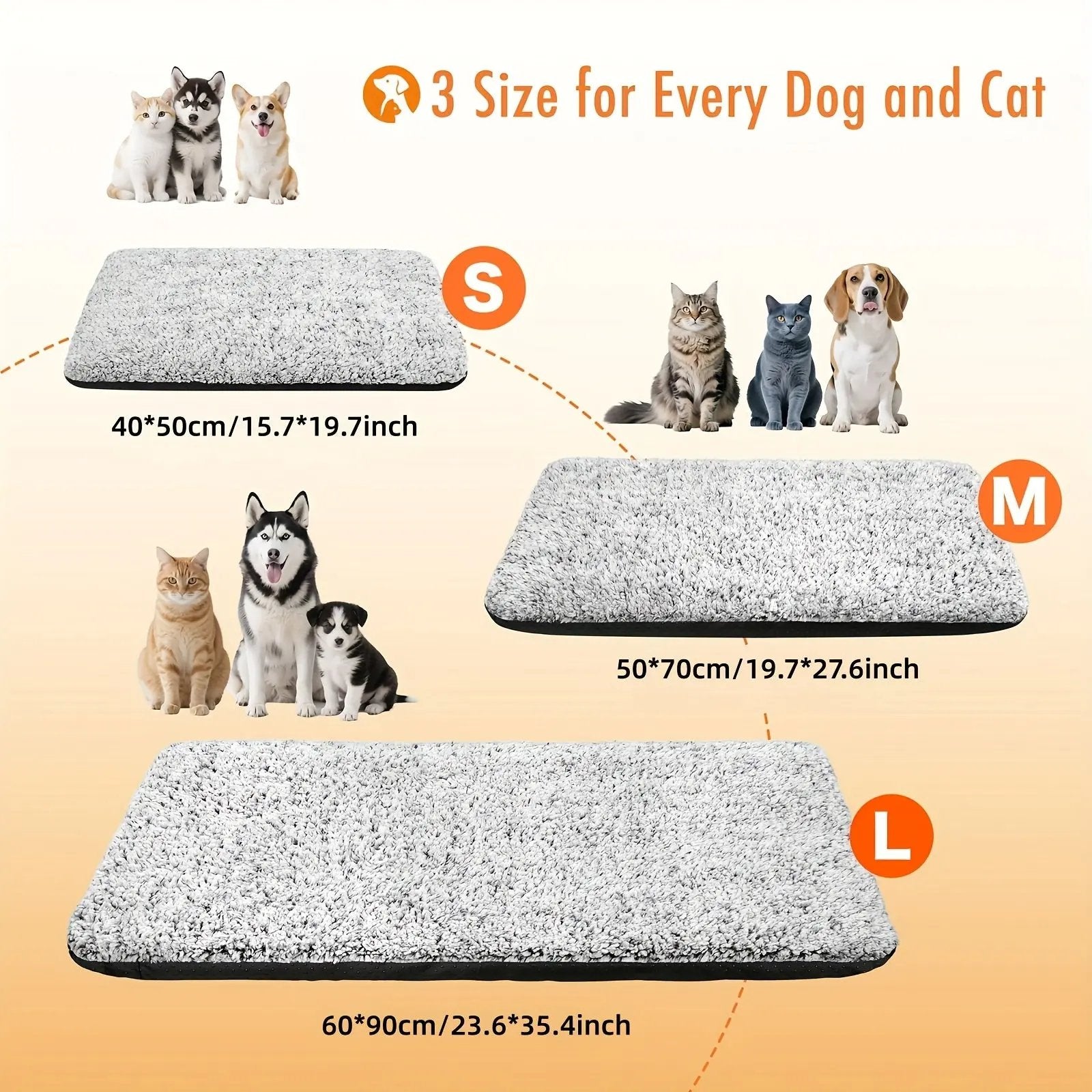 Ultra-Warm & Soft Dog Bed - Non-Slip Base, Removable Washable with Plaid Pattern, 3 Sizes (Small/Medium/Large) - All-Season Indoor/Outdoor/Car Use - for Small, Dog Bed, Cozy Pet Furniture, Durable Pet Furniture, Small Dog Own