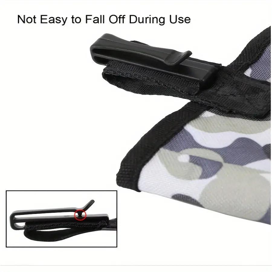 Compact Dog Training Treat Pouch with Secure Closure - Durable Polyester Waist Pack for Obedience & Agility, 2 Colors (Black/Red), Portable Snack Reward Bag for Puppy Feeding & On-the-Go Rewards PAW-SOME PETS