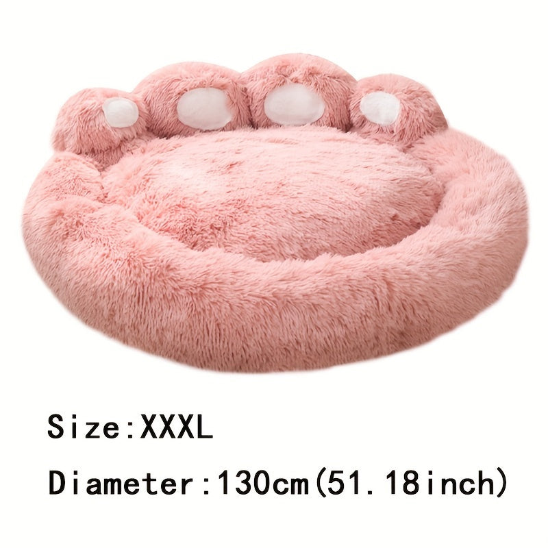 Soft Long Plush Cat kennel dog kennel winter warm pet bed Cat Bed Cat Mat Animals Sleeping Sofa - PAW-SOME PETS