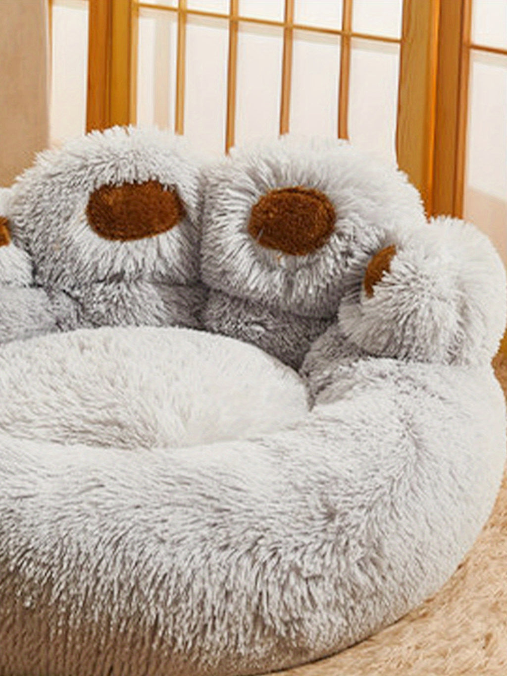 Soft Long Plush Cat kennel dog kennel winter warm pet bed Cat Bed Cat Mat Animals Sleeping Sofa - PAW-SOME PETS