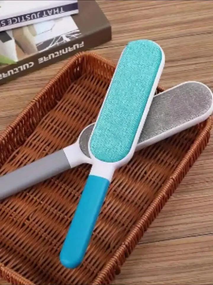 Reusable Pet Hair Remover Brush - Dual-Sided, Static Cling for Cats & Dogs, Ideal for Furniture, Clothes, Carpets - Durable Polypropylene, No Batteries Required PAW-SOME PETS
