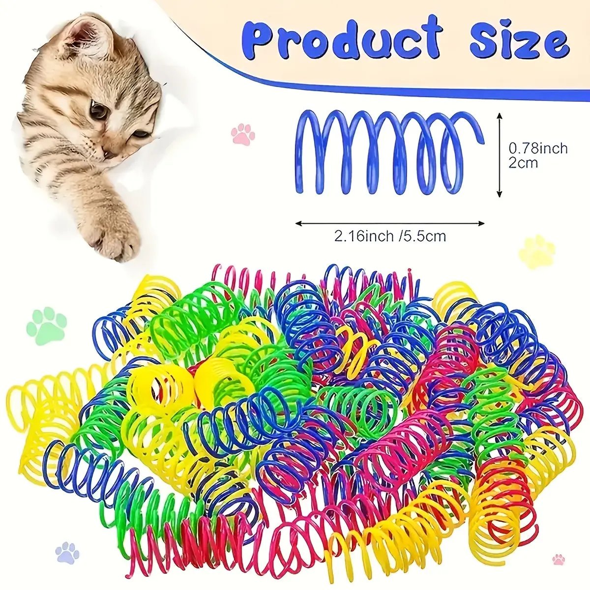 200pcs/64pcs/32pcs/16pcs Mixed Cat Toy Set - Assorted Plastic Toys for Multiple Cats, Random Colors & Styles, Keeps Playtime Fun Every Day (Plastic/Polyester/Artificial feathers)