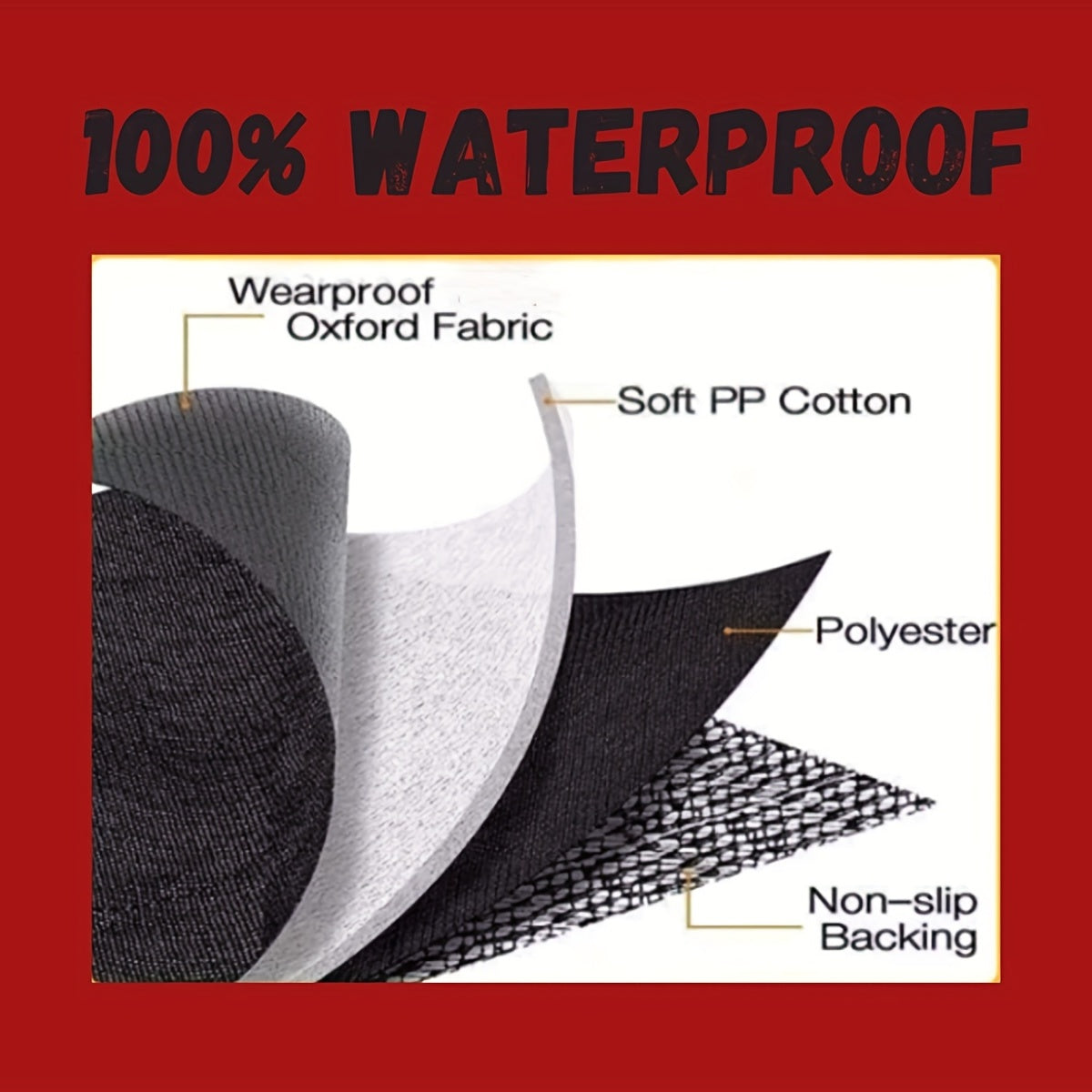 600D Heavy Duty Waterproof Dog Seat Cover - Scratch-Proof Non-Slip Pet Hammock with Soft Durable Polyester, Universal Fit for Cars Trucks SUVs Back Seat Protection - PAW-SOME PETS