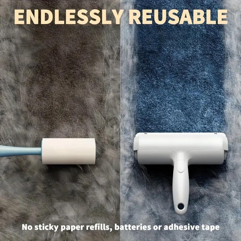 Pet Hair Remover - Lint Roller For Pet Hair - Cat And Dog Hair Remover For Couch, Furniture, Carpet, Car Seat, Reusable Roller W/Self-Cleaning Base - Upgraded Animal Fur Removal Tool PAW-SOME PETS