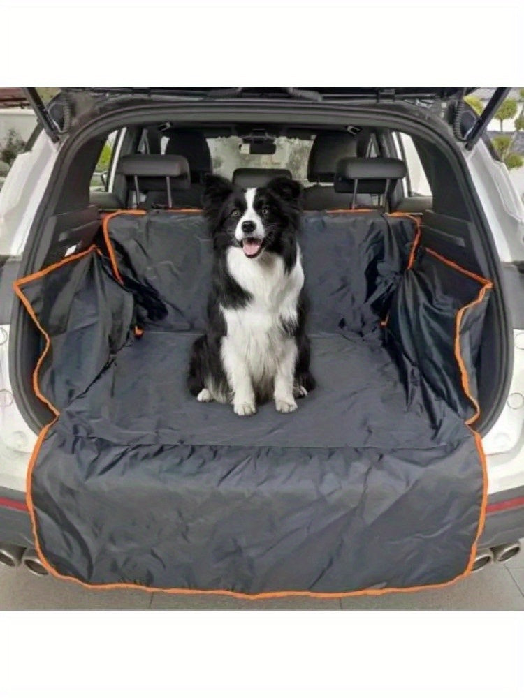 Car Trunk Mat, All-Weather Use, Pet-Friendly Car Seat Cover, Dog Mat for Cars, Car Trunk Liner, Durable Cargo Mat - Suitable for Cars, SUVs, and Trucks (1pc) - PAW-SOME PETS