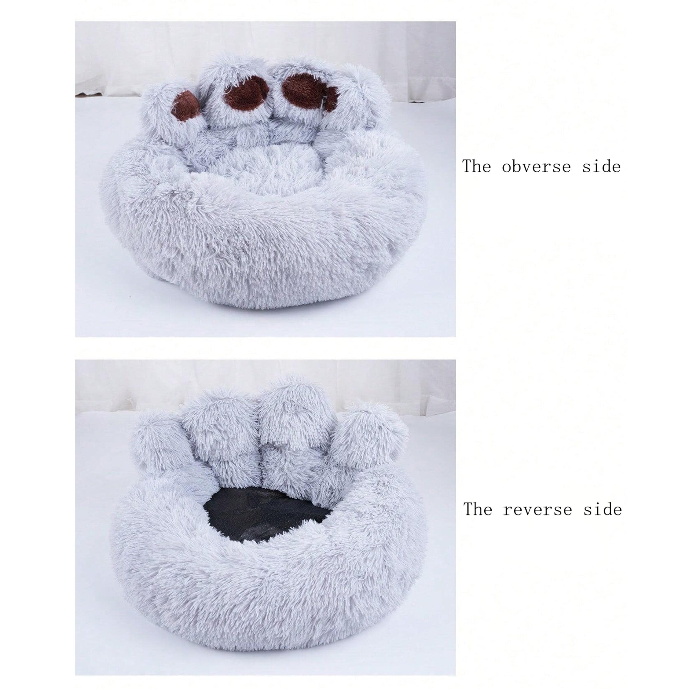 Soft Long Plush Cat kennel dog kennel winter warm pet bed Cat Bed Cat Mat Animals Sleeping Sofa - PAW-SOME PETS