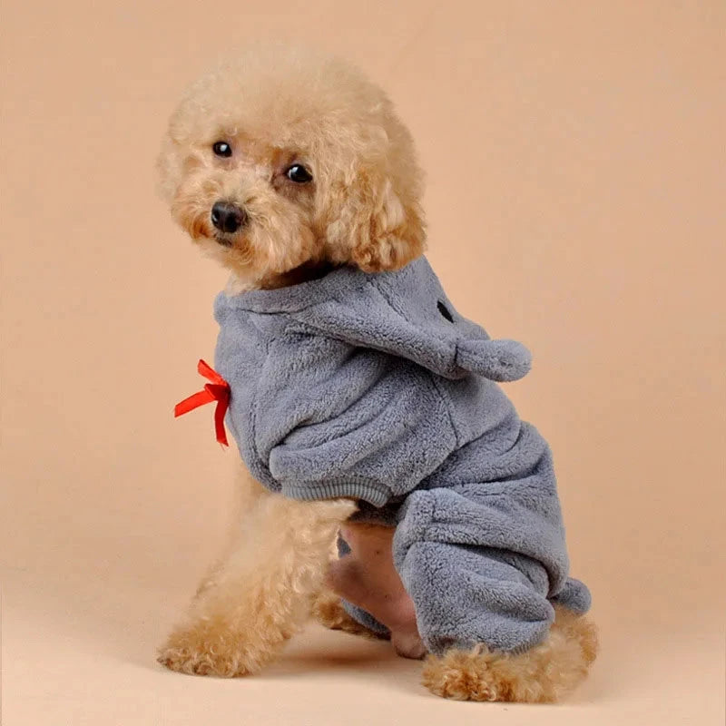 Autumn Winter Pet Dog Costume Warm Love Cubs Dog Clothes Puppy Jacket Coat Soft Fluff Puppy Sweater For Pet Christmas Clothes PAWN-SOME PETS