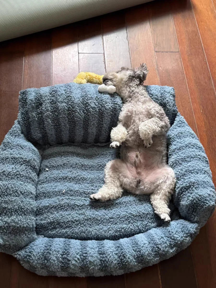 Puppy special sofa kennel winter warm pet Internet celebrity cat nest small dog dog sleeping mat cushion winter bed PAWN-SOME PETS