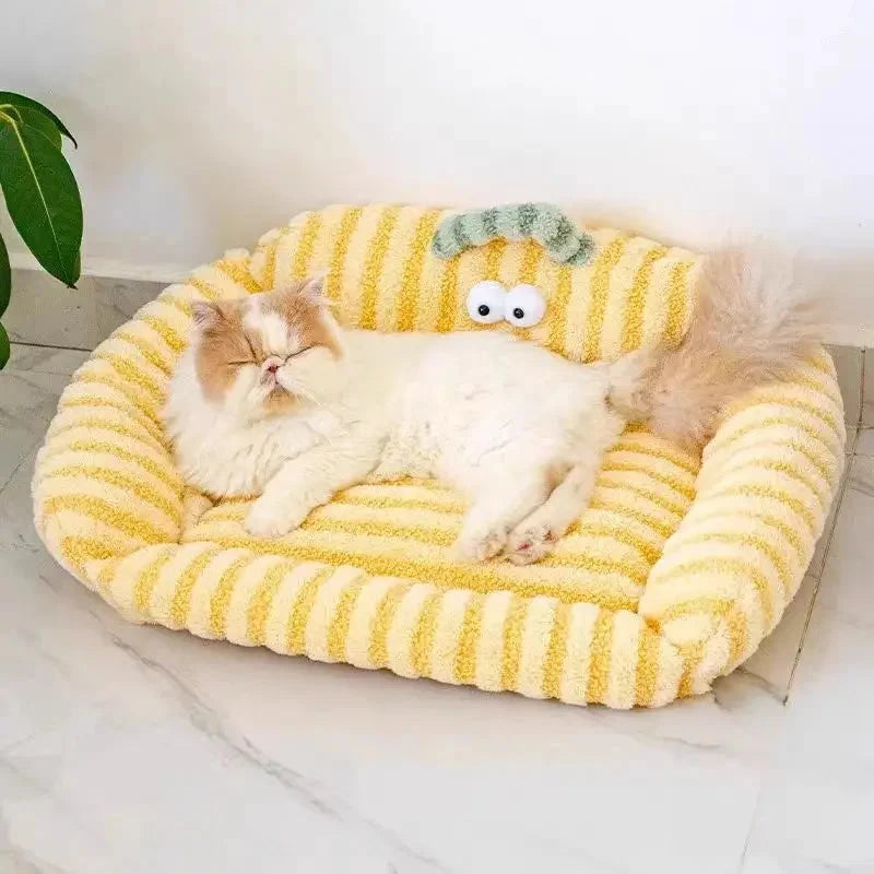 Puppy special sofa kennel winter warm pet Internet celebrity cat nest small dog dog sleeping mat cushion winter bed PAWN-SOME PETS
