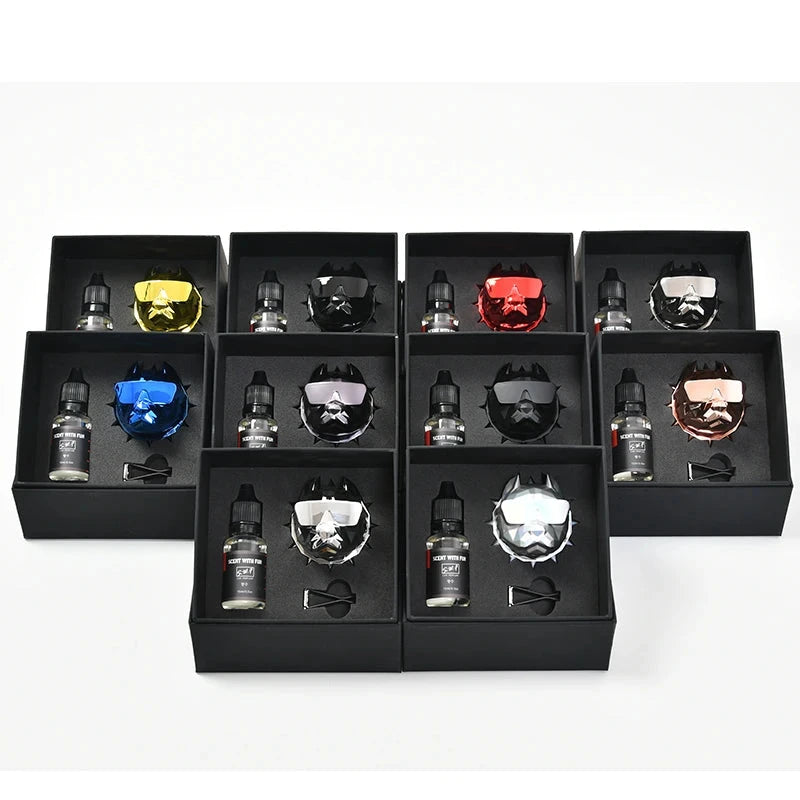 Bulldog Fragrance Luxury Perfume Car Scent Diffuser Air Fresheners Car Fragrance Air Fresh Vehicle Air Freshener Bulldog PAWN-SOME PETS
