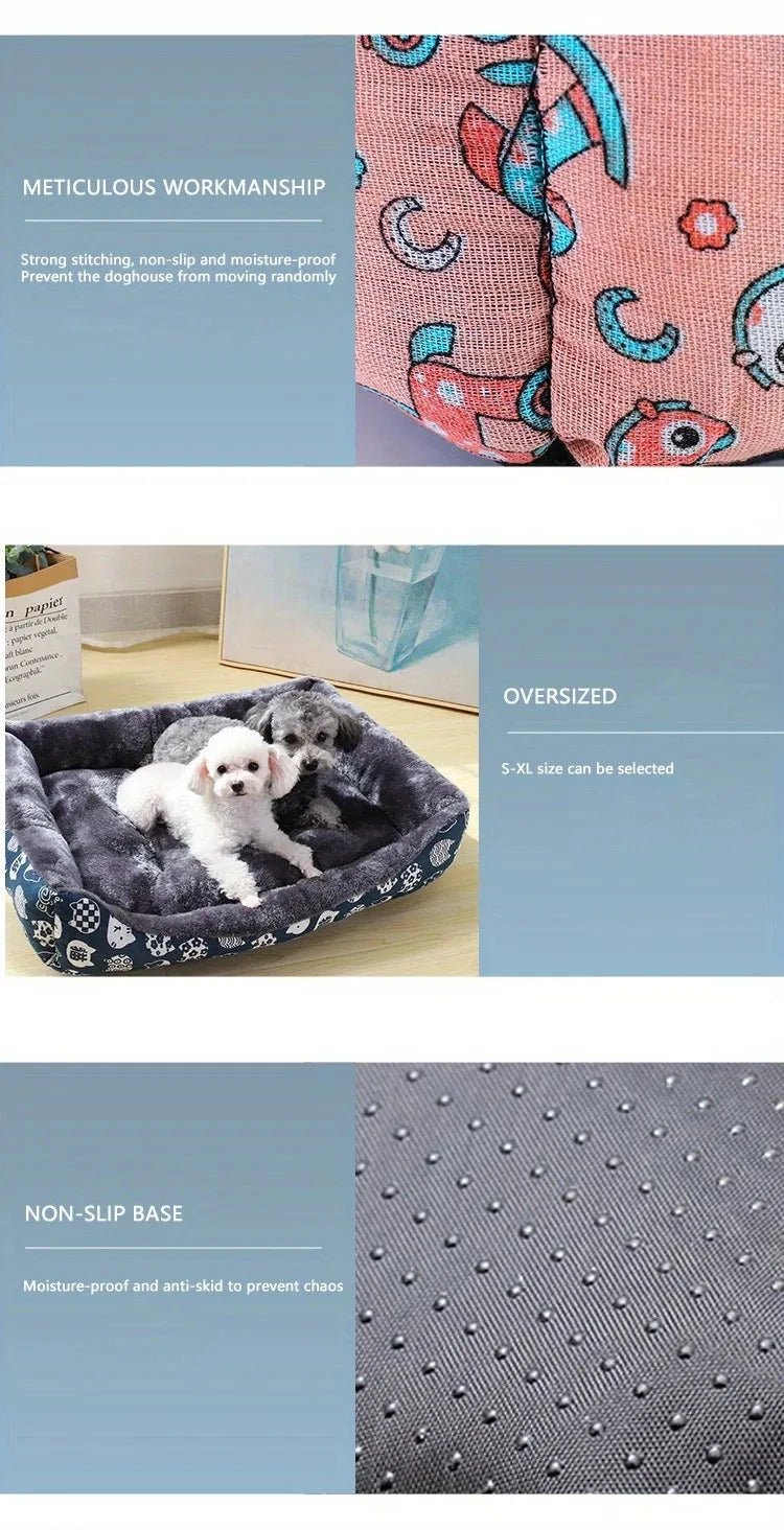 Pet Dog Bed Sofa Mats Pet Products Coussin Chien Animals Accessories Dogs Basket Supplies For Large Medium Small House Cat Bed PAWN-SOME PETS