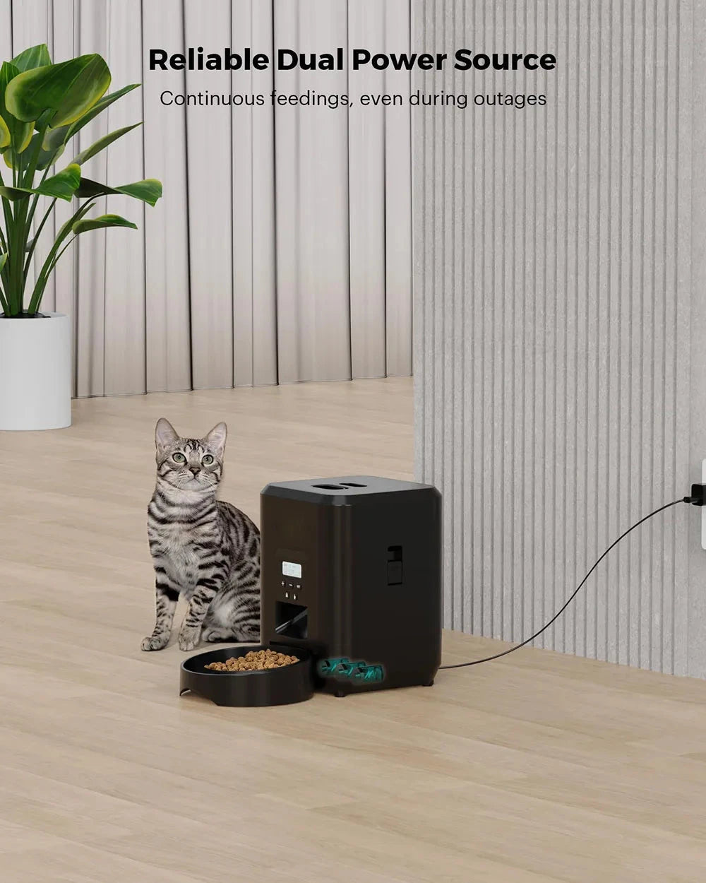 Smart Pet Feeder Automatic Cat Feeder Dog Slow Food Machine With Timed Quantitative Automatic Cat Food Dispenser Cat Dog Bowl PAW-SOME PETS