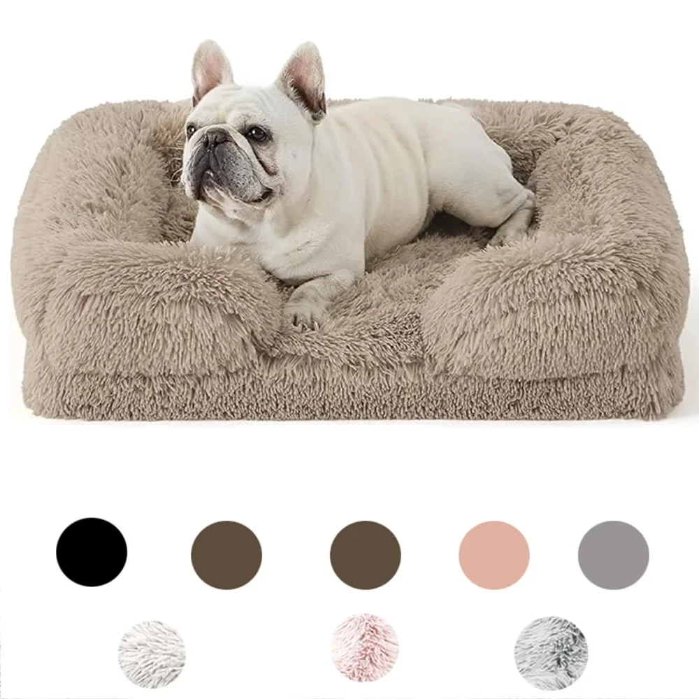 Dog Bed for Winter Puppy Bed Warm Sofa Pets Products Small Cats Mat Pet Supplies Large Baskets Beds Dogs Medium Kennel Big Home PAWN-SOME PETS