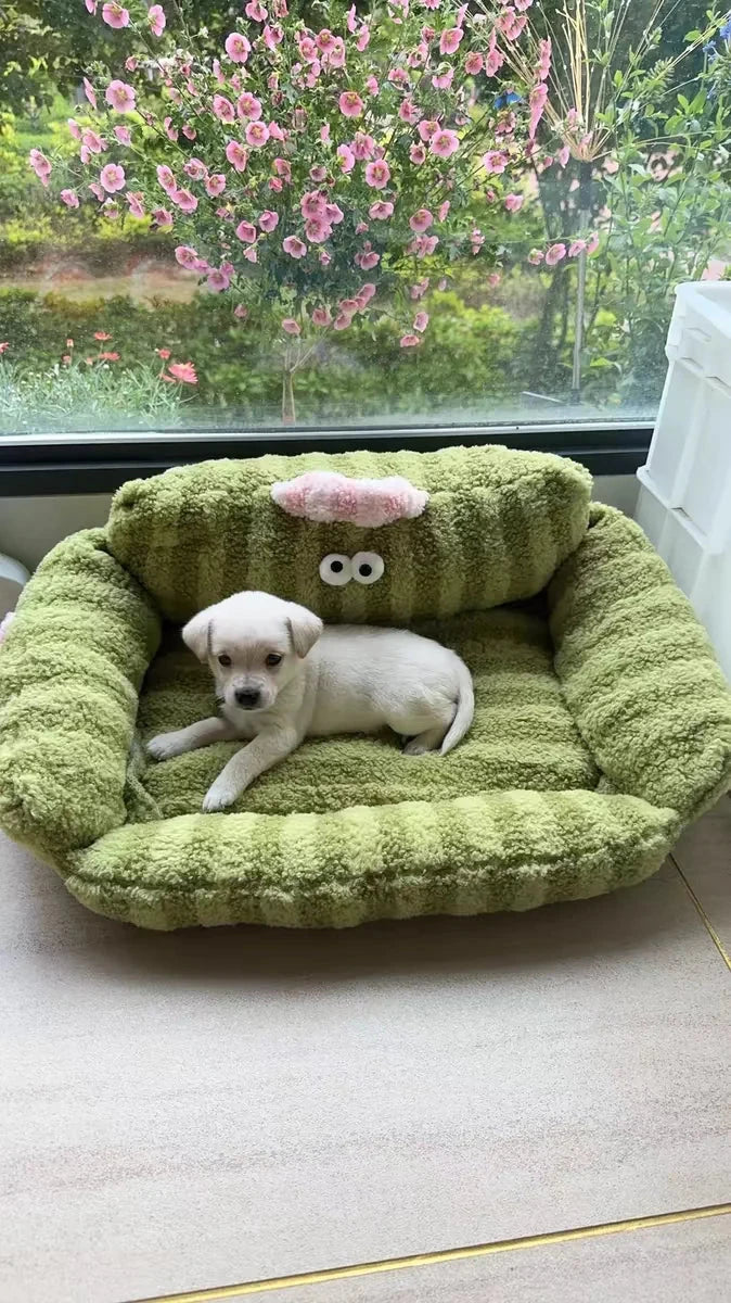 Puppy special sofa kennel winter warm pet Internet celebrity cat nest small dog dog sleeping mat cushion winter bed PAWN-SOME PETS