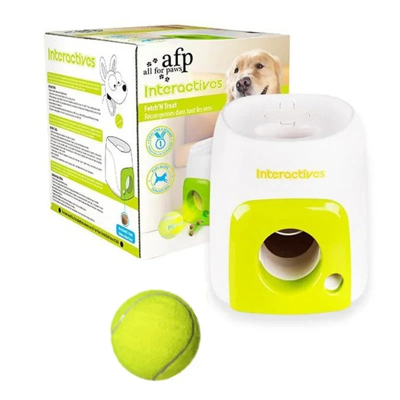 Tennis Ball Launcher Dog Cat Chase Automatic Toys Reward Machine Smart Feeder Throwing Mmachine Pet Ball Thrower PAWN-SOME PETS