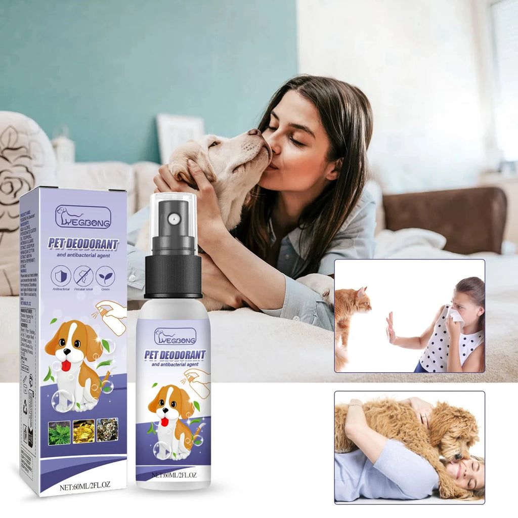 Pet Deodorizing Spray Remove Odor Dogs Cats Urine Body Odor Feces Odor Removal Air Freshening PAWN-SOME PETS
