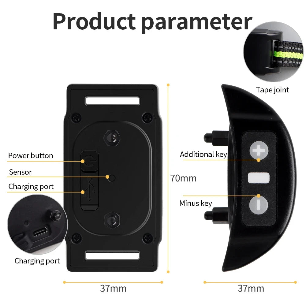 Automatic Bark Stop Device Electric Pet Dog Training Collar Adjustable Ultrasonic Barking Stop Fence Shock Vibration Dog Trainer PAWN-SOME PETS