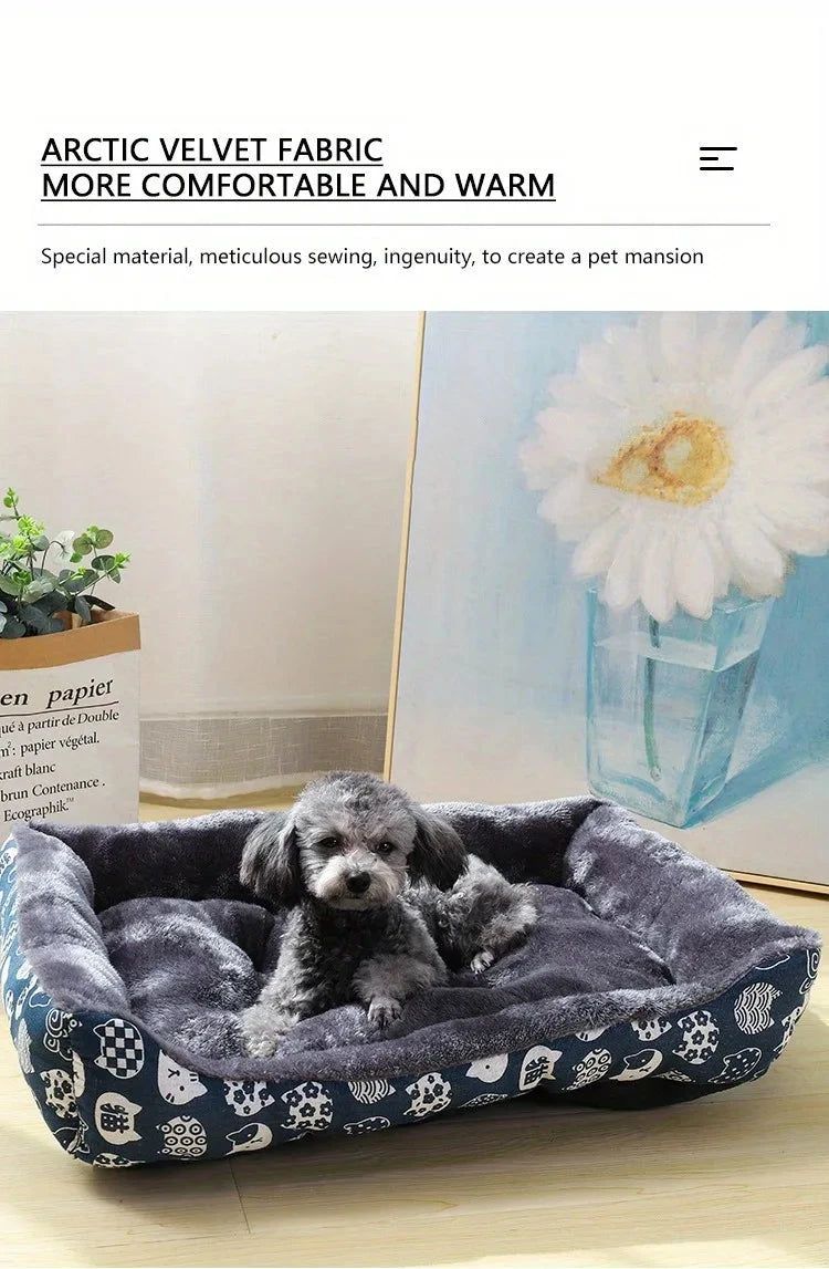 Pet Dog Bed Sofa Mats Pet Products Coussin Chien Animals Accessories Dogs Basket Supplies For Large Medium Small House Cat Bed PAWN-SOME PETS