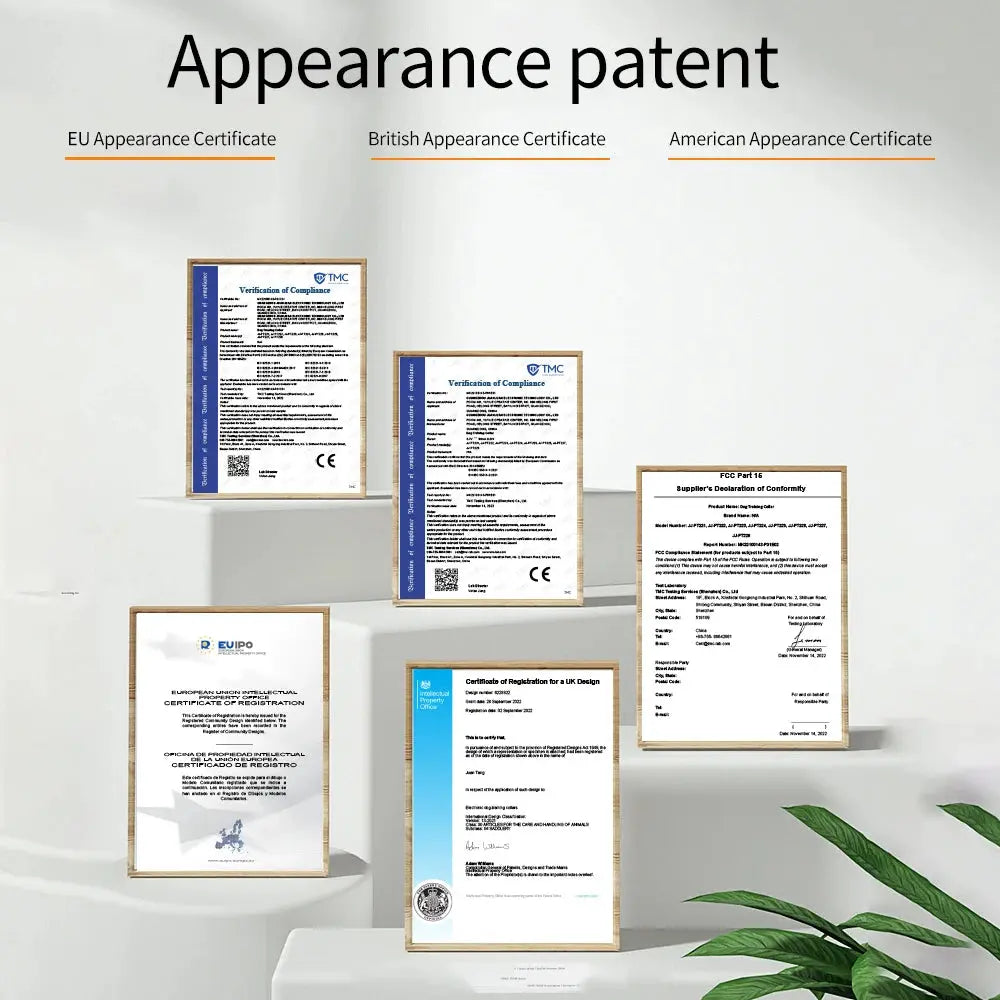 Smart Automatic Anti Barking Dog Collar HD Digital Display IP67 Waterproof Collar For Dog Rechargeable Bark Stopper Stop Barking PAWN-SOME PETS