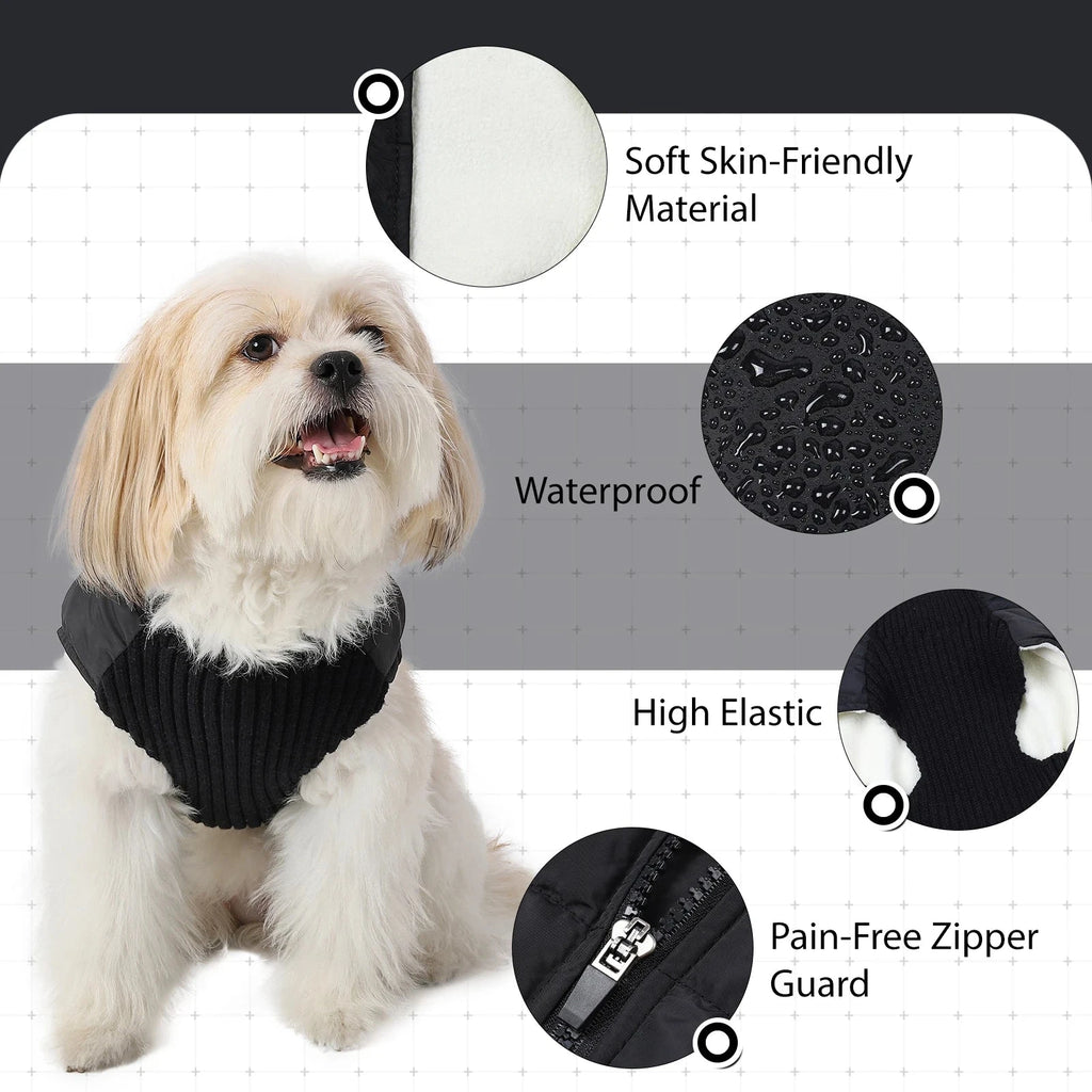Dog Cold-weather Coat Winter Pet Dog Coat Pet Dog Jacket With Zipper For Small Large Dogs Cats Windproof PAW-SOME PETS
