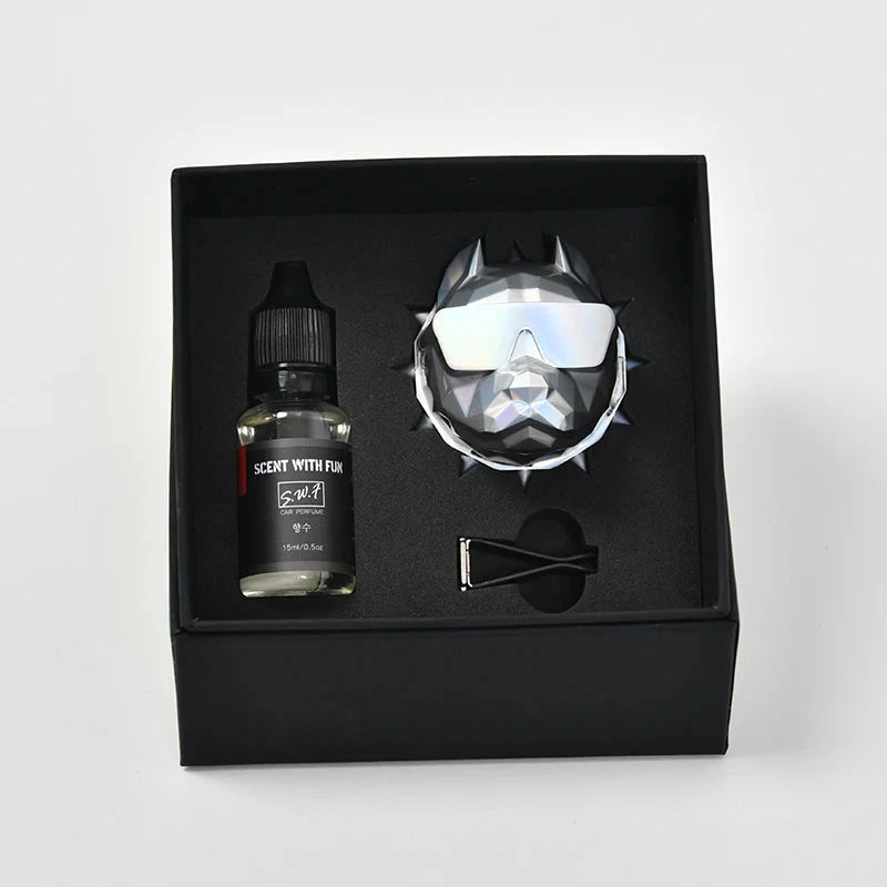Bulldog Fragrance Luxury Perfume Car Scent Diffuser Air Fresheners Car Fragrance Air Fresh Vehicle Air Freshener Bulldog PAWN-SOME PETS