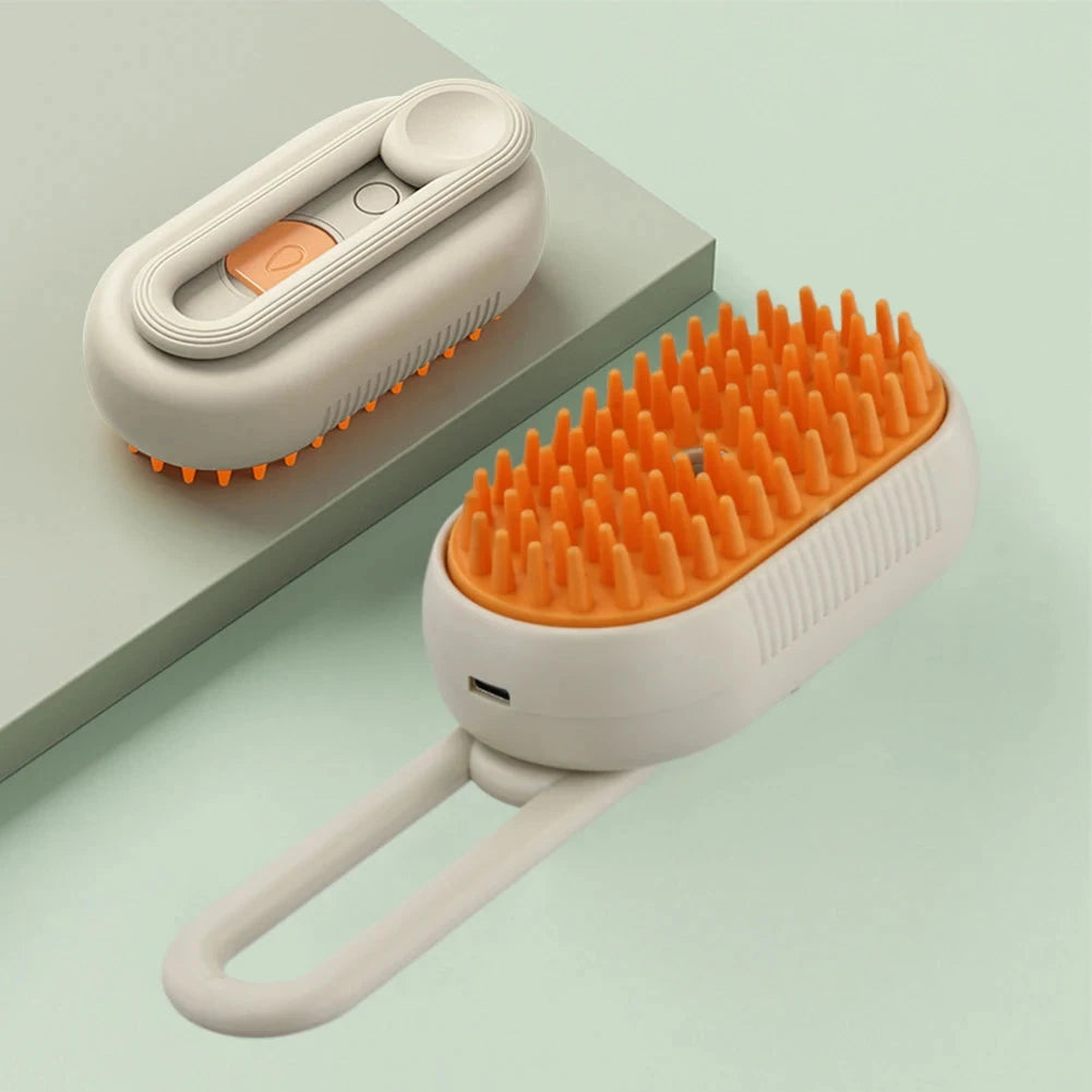 1-5pcs Cat Steam Brush USB Electric Water Spray Kitten Pet Comb Silicone Dog Bath Massage Brush with Liquid Grooming Supplies PAW-SOME PETS