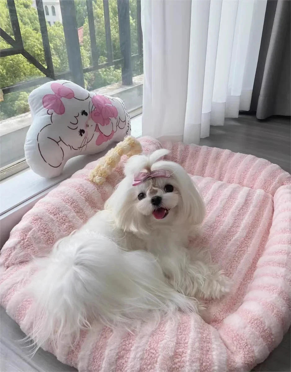 Puppy special sofa kennel winter warm pet Internet celebrity cat nest small dog dog sleeping mat cushion winter bed PAWN-SOME PETS
