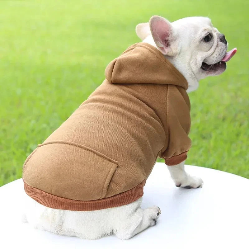 Autumn Winter Pet Cat Cotton Hooded Sweatshirts for Small Dogs Cats Clothes Warm Coat Puppy Hooded Sweats PAWN-SOME PETS