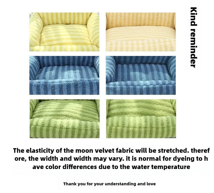 Puppy special sofa kennel winter warm pet Internet celebrity cat nest small dog dog sleeping mat cushion winter bed PAWN-SOME PETS