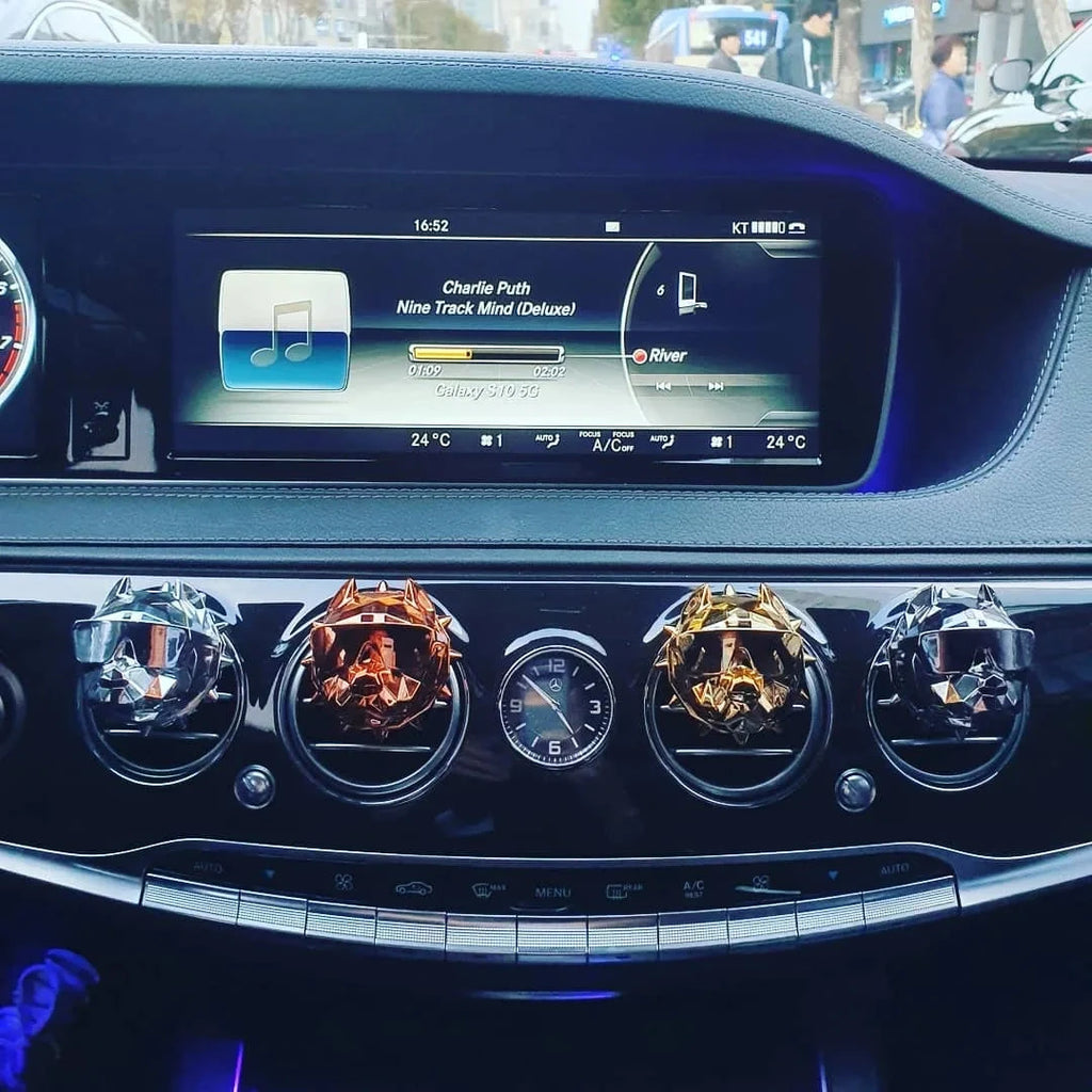 Bulldog Fragrance Luxury Perfume Car Scent Diffuser Air Fresheners Car Fragrance Air Fresh Vehicle Air Freshener Bulldog PAWN-SOME PETS