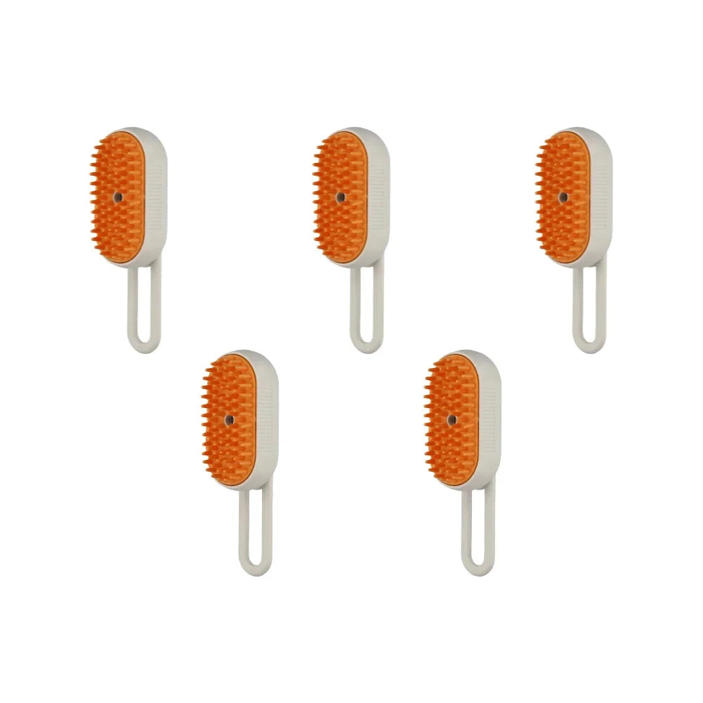 1-5pcs Cat Steam Brush USB Electric Water Spray Kitten Pet Comb Silicone Dog Bath Massage Brush with Liquid Grooming Supplies PAW-SOME PETS
