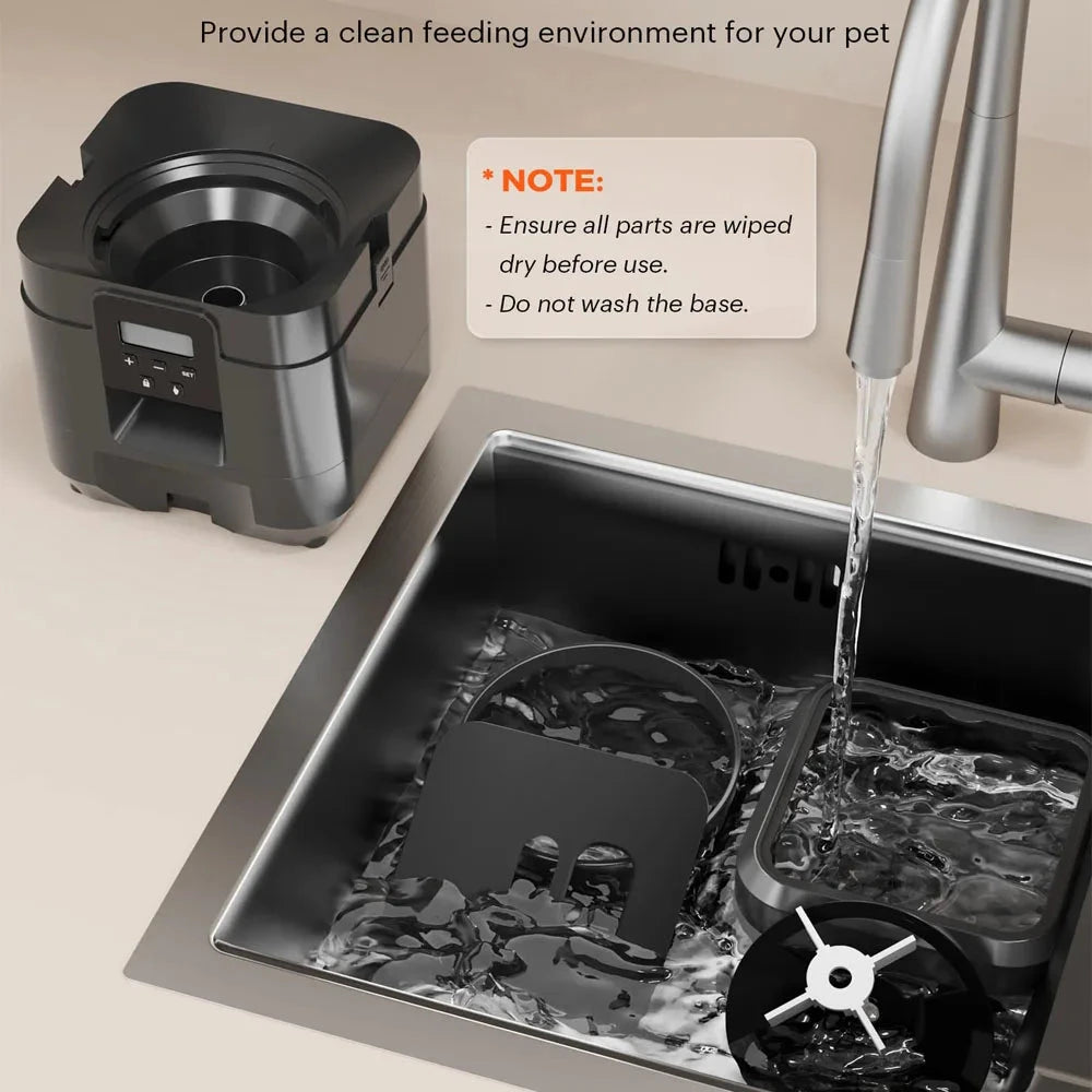 Smart Pet Feeder Automatic Cat Feeder Dog Slow Food Machine With Timed Quantitative Automatic Cat Food Dispenser Cat Dog Bowl PAW-SOME PETS